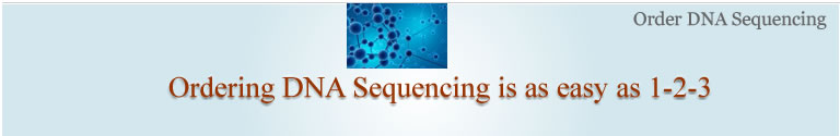 Order DNA Sequencing